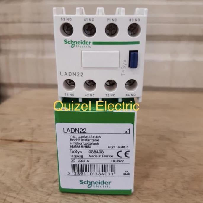 Kontak Bantu Kontaktor Ladn22 2No-2Nc Schneider Terbatas