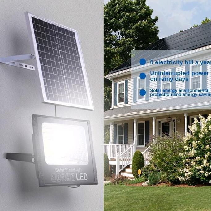 Taiyo- Lampu Tenaga Surya Mitsuyama Outdor Panel Dan Remot  Ms-96100A | Ms -9650A