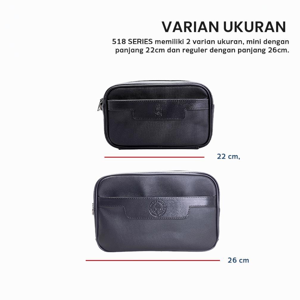 NEW TAS CLUTCH HUSH PUPPIES 518 MINI HITAM PREMIUM | HAND BAG PRIA WATERPROOF ELEGAN UNTUK HARIAN