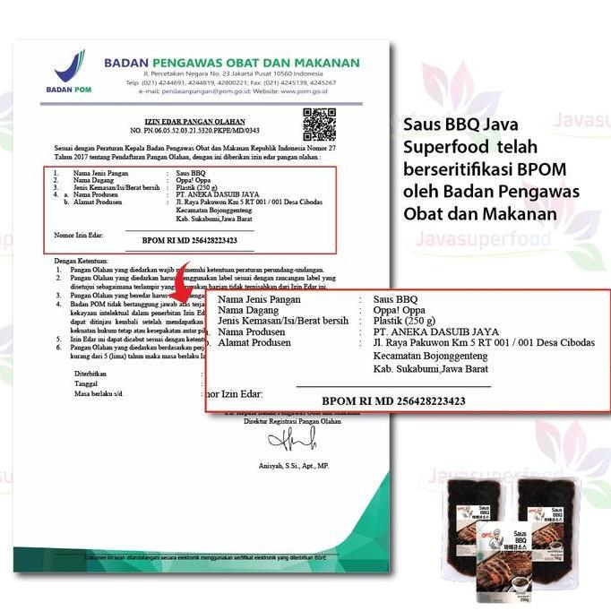 [HALAL] Saus BBQ korea 250gr / Sauce daging BBQ STEAK