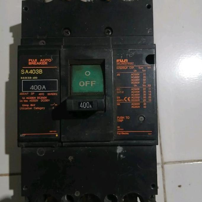 Mccb Sa403B Fuji 400 Amper Restock