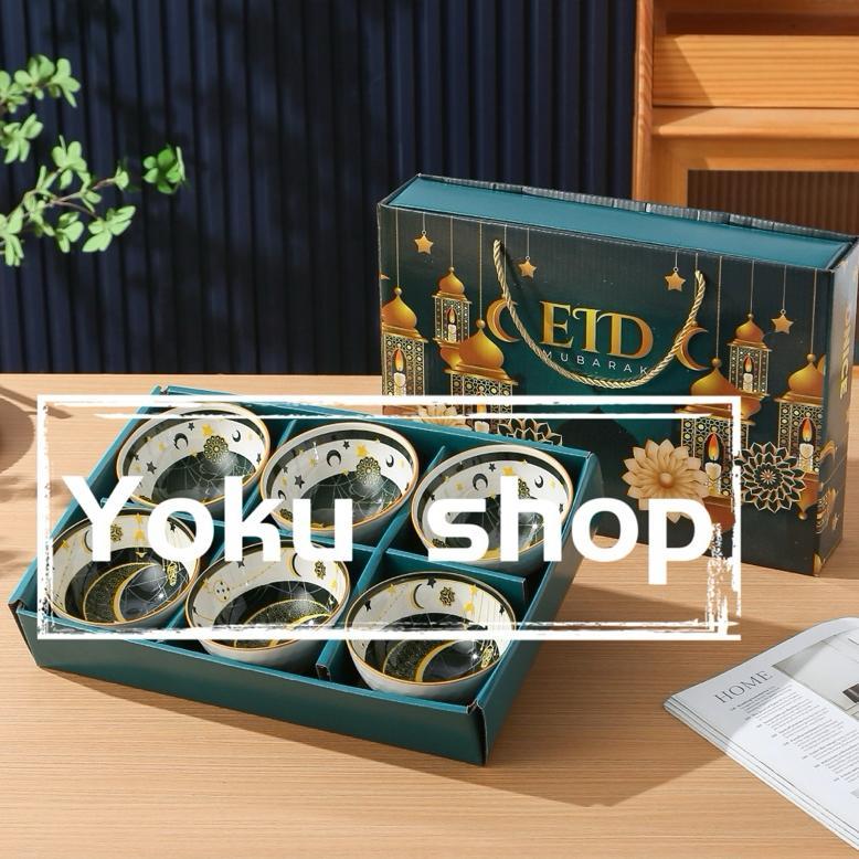 Grosir New Hampers Lebaran Japanese Bowl Set Piring Mangkok Keramik Mangkok Jepang / Mangkok Porsele