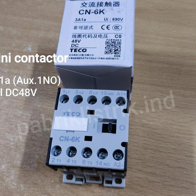 Mini Contactor Cn 6K Cn 6 Coil Dc48V 48V Dc Teco Original High Quality
