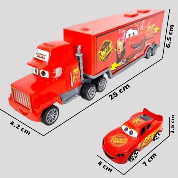 Mainan Mobil Cars Set 7 Pcs Cars 3 McQueen Truck Set 7 Pcs KS