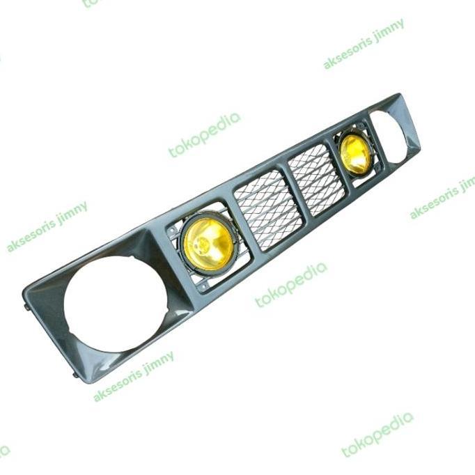 Special Price Grill Jimny Ja71 Dengan Fog Lamp Kuning Untuk Jimny Katana Dgn Lampu Depan Bulat
