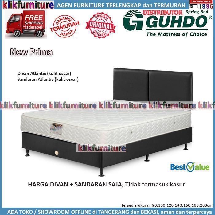 Guhdo Springbed (90x200) Divan + Sandaran Saja Atlantic Style