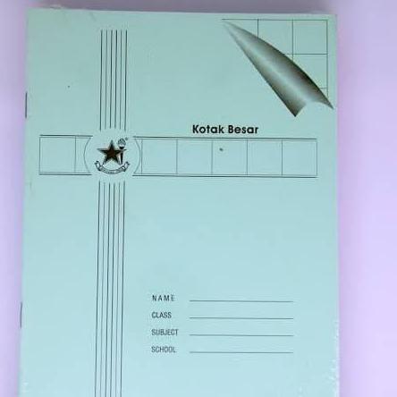 Buku Kotak Besar Bintang Obor 38 Lembar Buku Mandarin Belajar Menulis
