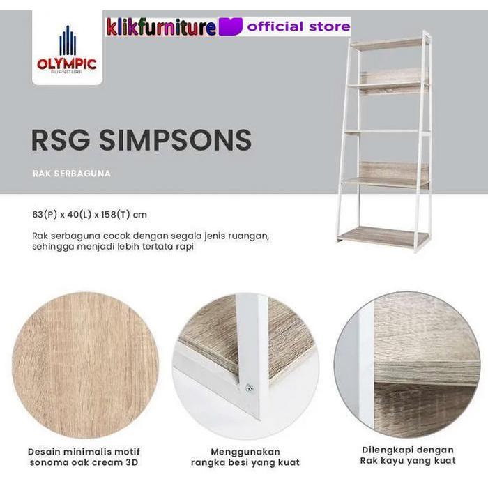 Rak Buku Rak Serbaguna Rak Multifungsi RSG SIMPSONS Olympic