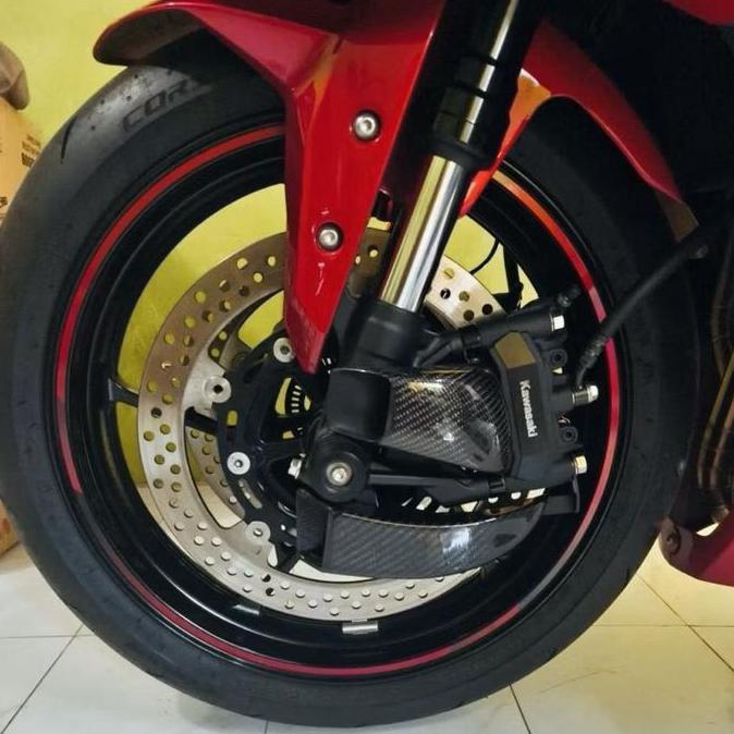 AIR SCOOP AIR DUCT KALIPER PENDINGIN KALIPER DISC BRAKE NINJA ZX25R ZX25RR ZX4RR ZX636 MOGE UNIVERSA