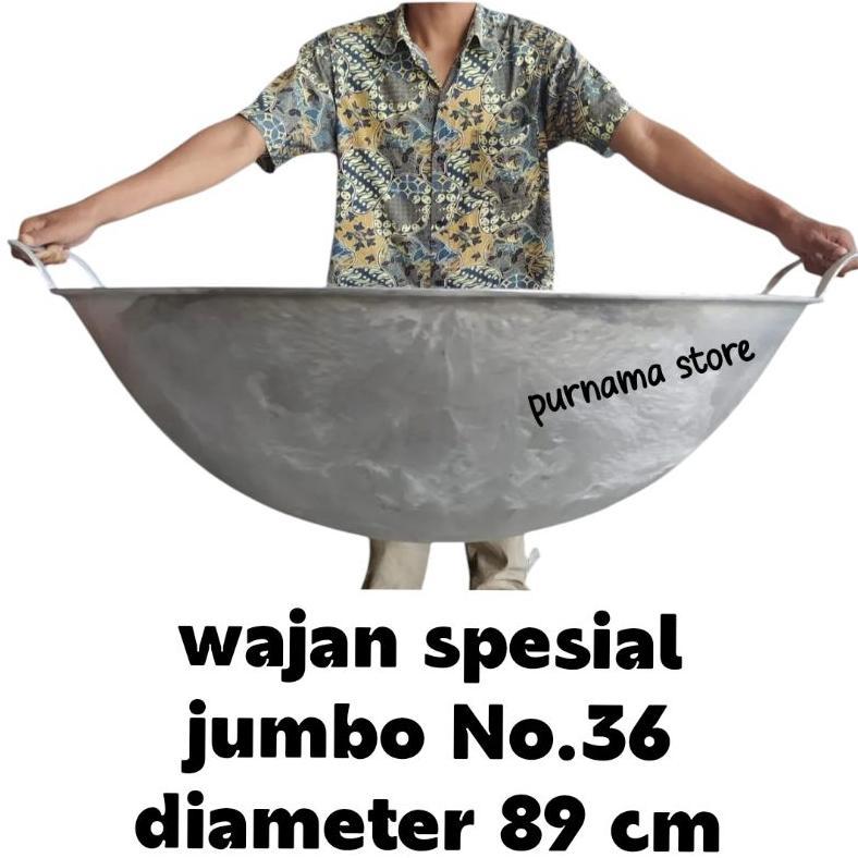 DISKON WAJAN KUALI KANCAH BESAR SPESIAL NO 26-36 WAJAN ANTI LENGKET BAHAN ALUMUNIUM TEBAL