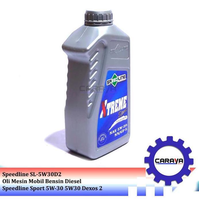OLI MESIN MOBIL BENSIN DIESEL SPEEDLINE SPORT 5W-30 5W30 DEXOS 2 BEST SELLER