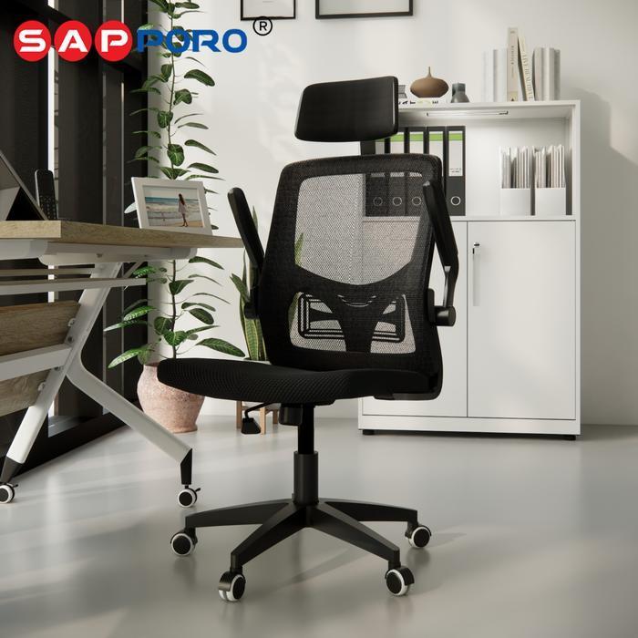 SAPPORO LEICESTER - Kursi kantor | Kursi Jaring | Office Chair Plastik Sandaran