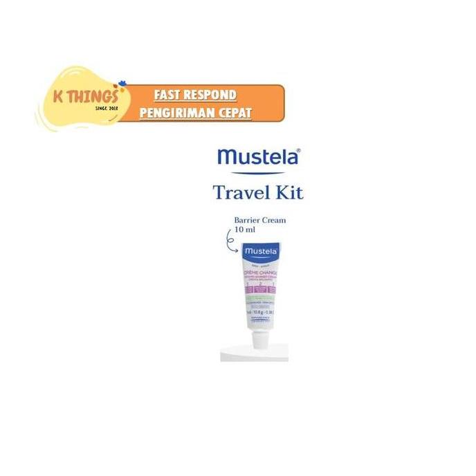 MUSTELA Newborn Baby Starter Travel Kit Trial Pack 4's Bayi Kulit Ruam Sabun Cleanser Sensitif denga
