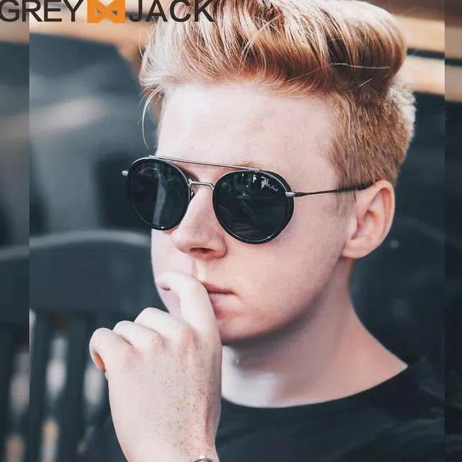 Shiyo- Grey Jack/ Kacamata Hitam Pria Dan Wanita / Sunglasses / 1615