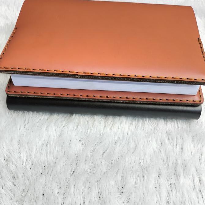 cover buku agenda A6 asli kulit/cover buku catatan harian