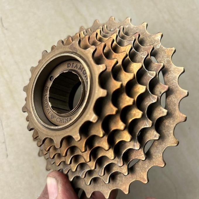 Sprocket gear gir 7 speed diamond sepeda lipat mtb federal minion