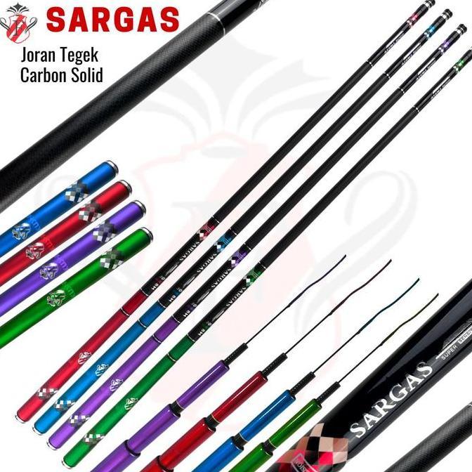 TERBARU - Joran Tegek Fukushima Galatama Carbon Solid 8H Ruas Panjang 86 Cm Sargas