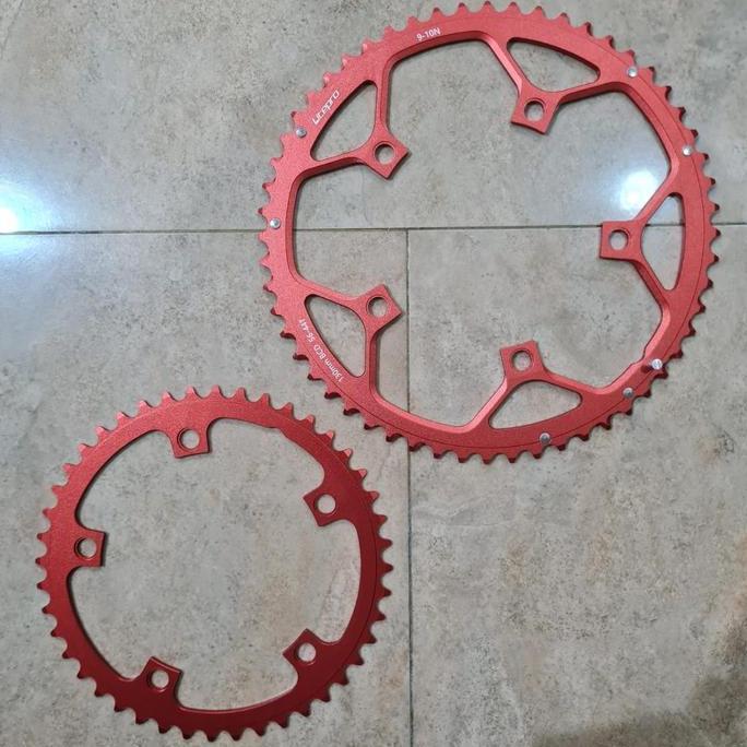 Chainring double LITEPRO ORI 56t 44t 56 44 crankset dual speed