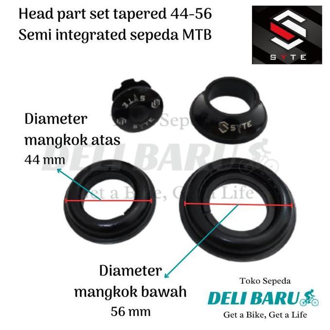 SYTE Head set oversize headset tapered 44 56 kom fork model tanam sepeda MTB
