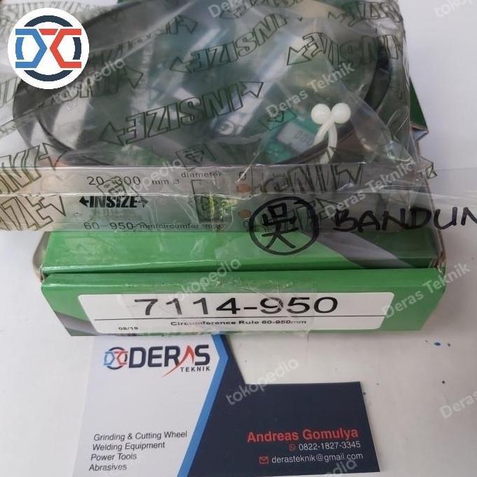 CIRCUMFERENCE RULE or DIAMETER TAPE or PHI BAND 7114-950 INSIZE murah