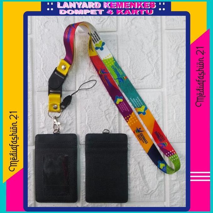 Ready Lanyard Printing KEMENKES GERMAS (Paket Exclusive)