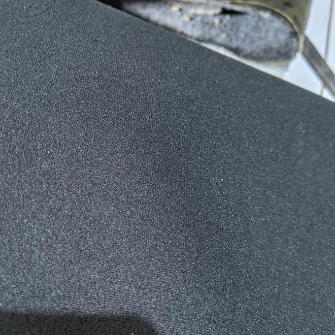 kain plafond mobil hitam bludru