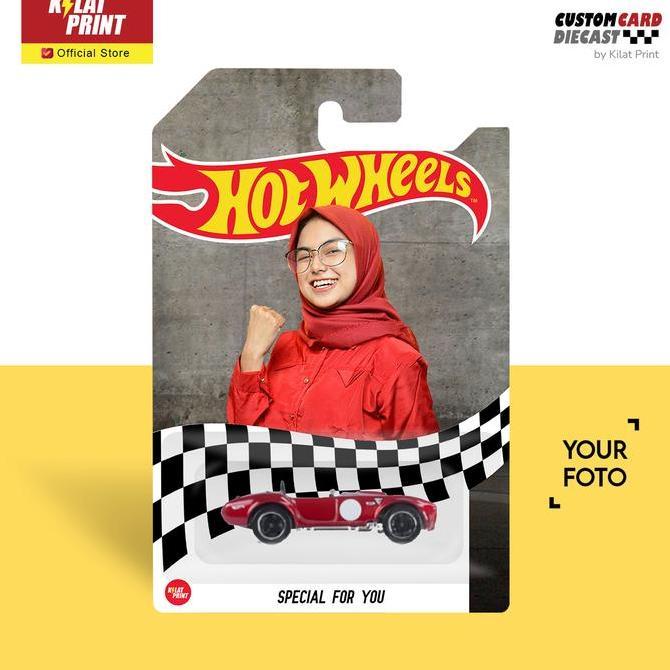 Ready Hot Wheels Custom Foto Mobil Hotwheels Black Racing Edition