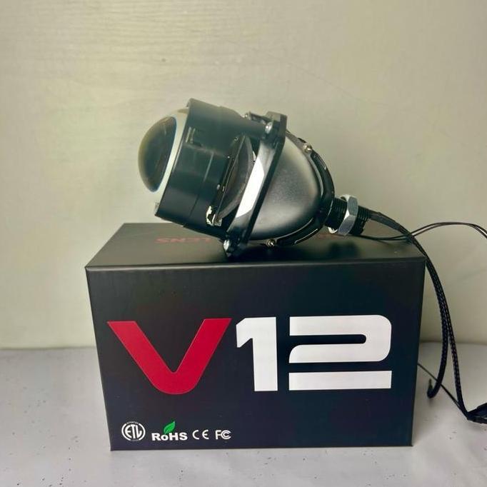 PAKET LENGKAP BILED VINYX 2,5 inch Vinyx v12 45-55 watt 12 volt bluelens super terang