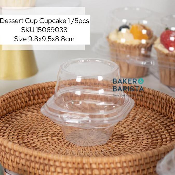 +++++] Dessert Cup Cupcake 1/5pcs / Mika Dessert Cup Korean Packaging Dessert Cup Aesthetic