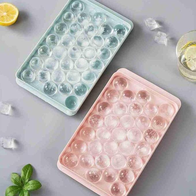 CETAKAN ES BATU BULAT ISI 33/ ICE CUBE TRAY/ CETAKAN JELLY