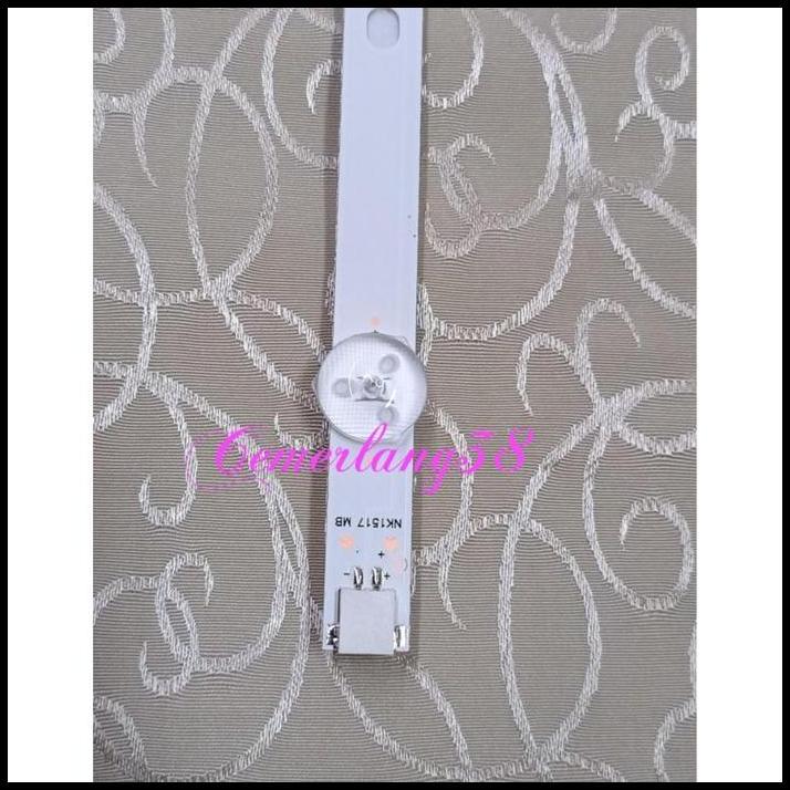 DISKON BACKLIGHT TV LED 9 KANCING 3V LAMPU LED BACKLIGHT TV 3V 9 MATA 65 CM 