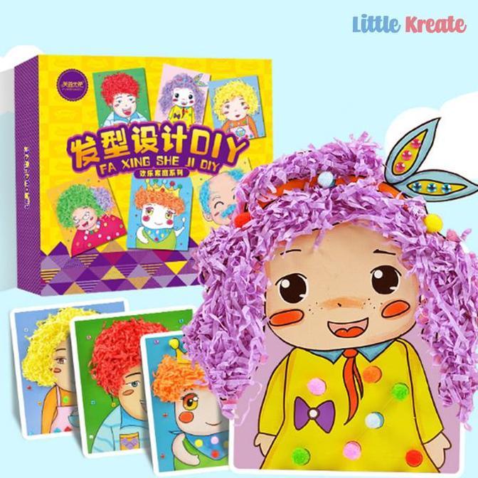Little Kreate - Mainan Edukasi Aktivitas Anak - DIY Family Hairstyle