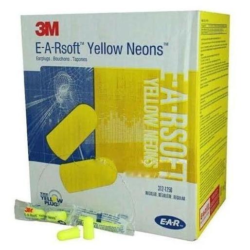 Earplug Pelindung Telinga 3M Yellow Neons 1Box