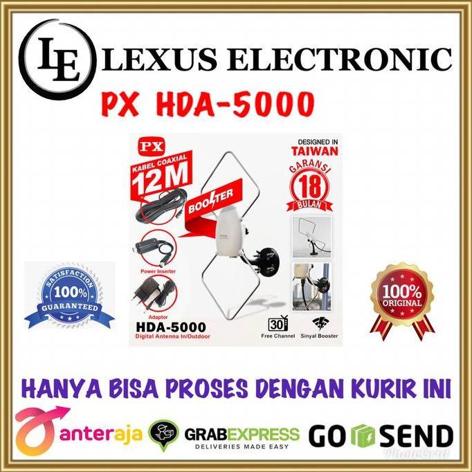 PROMO DISKON - PX ANTENA DIGITAL HDA-5000 | HDA5000 | INDOOR | OUTDOOR