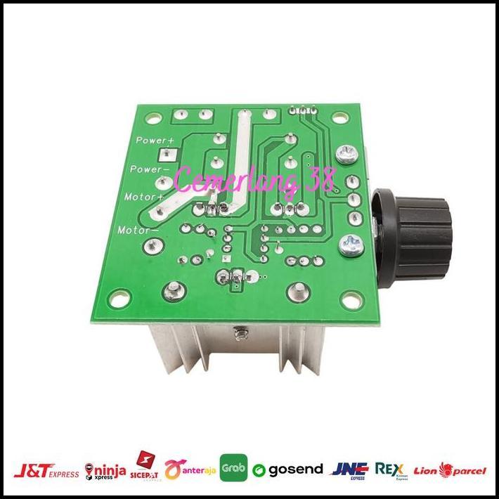 TERBARU SPEED CONTROLLER 12V - 40V 10A / PWM DC / DIMMER DC 12V-40V 10A 
