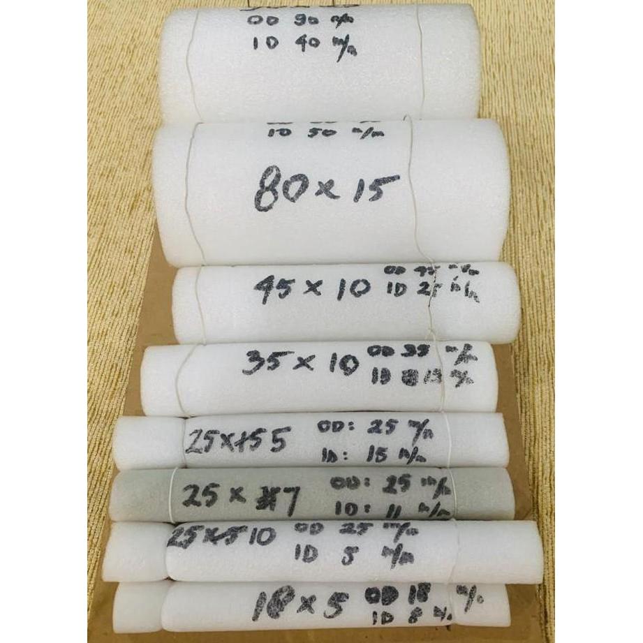 Busa Pembungkus Pipa AC Insulation Foam Isolasi Tape busa pipa besi