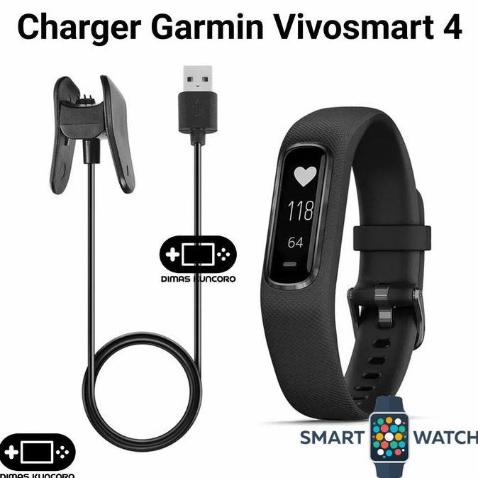 TERBARU - Charger Garmin Vivosmart 4 charging kabel cable usb smartwatch vivo smart 4