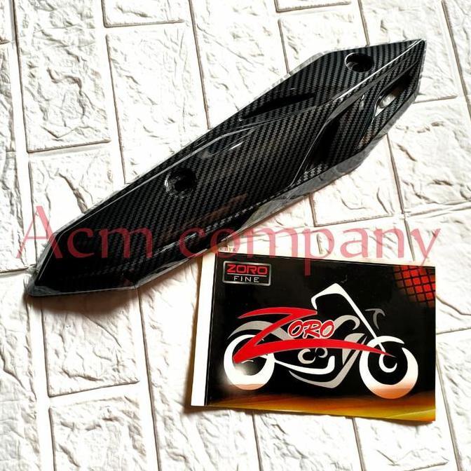 Cover tutup knalpot Carbon Honda Beat New 2020 2021 - Zoro