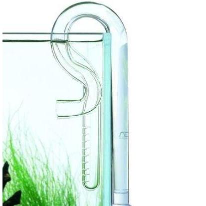 Sakan- Mini Glass Lily Pipe Mini Lily Pipe Aquarium Aquascape Bukan Skimmer Stainless