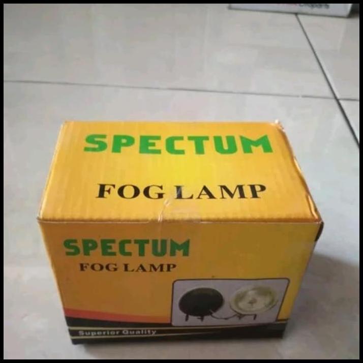 HOT DEAL FOG LAMP H3. 12V. 55W WARNA PUTIH BESAR 9 CM 