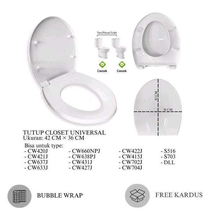 NEW tutup closet duduk cover tutup closet duduk