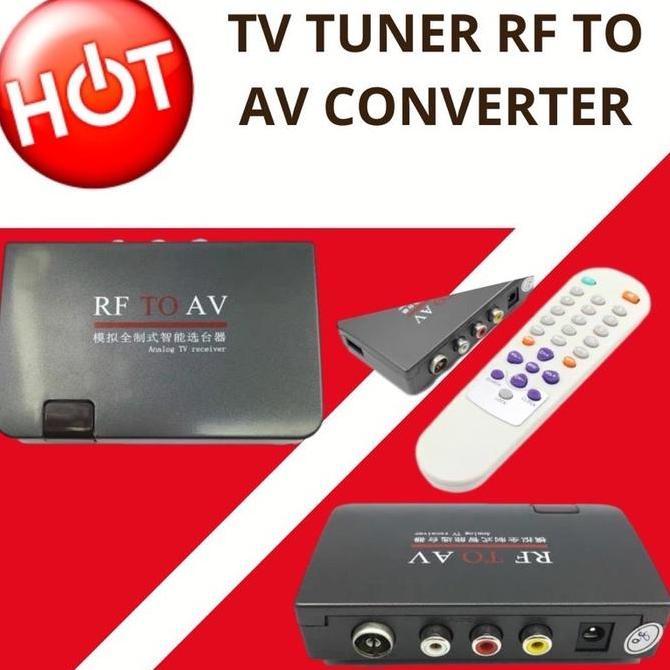 PROMO DISKON - TV TUNER RF to AV RCA / TV TUNER ANALOG RCA / TV receiver / RF to AV