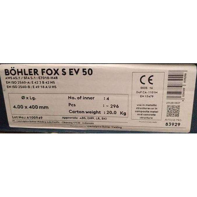 HARGA DISC - KAWAT LAS BOHLER 7018 4MM