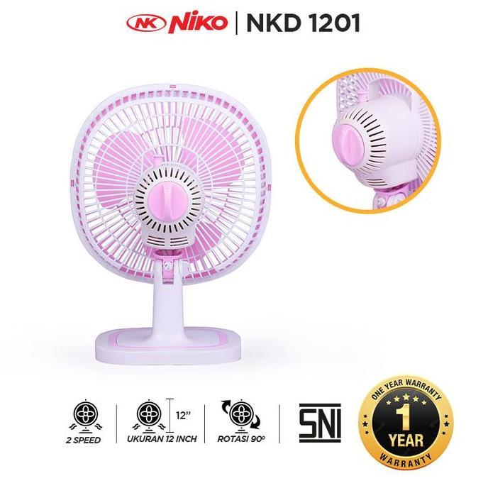 CASHBACK - Kipas Angin Meja Niko 12 Inch 1201