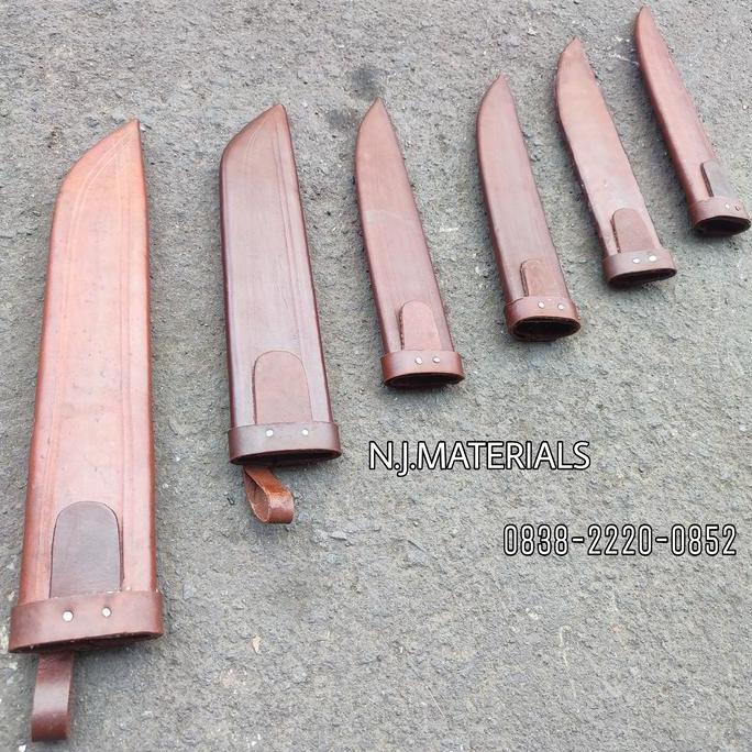 NEW Sarung Pisau 4 5 6 7 8 9 10 Inch CAP GARPU Sarung Pisau Kulit Original