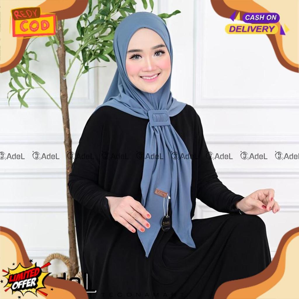 Segitiga Instan Jersey Premium / Hijab Instan Segi3 Nonpet / Mentari / Segitiga Instan Oval Jersey F