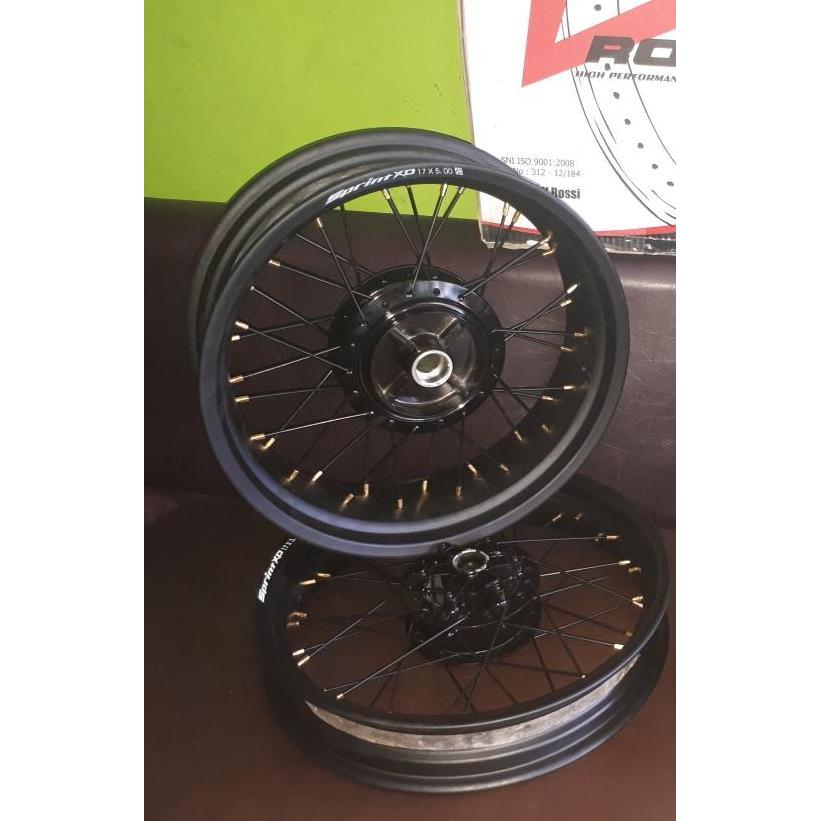 Velg jari2 scorpio tapak lebar 3.5in 5.0in R17