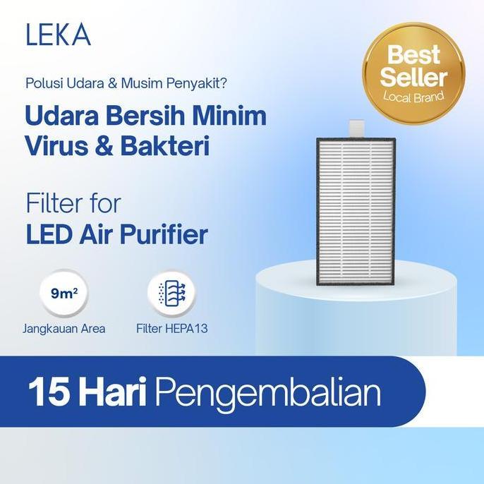 BERKUALITAS - LEKA - AP7807 LED Air Purifier - Replacement Filter HEPA13