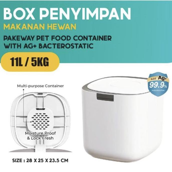 Grosir Pakeway Food Container 5Kg / Tempat Penyimpanan Dog Cat Food Storage
