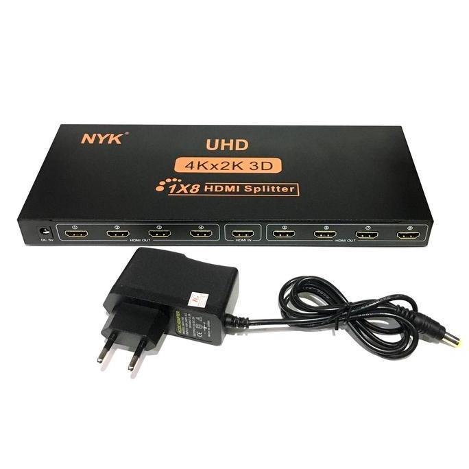 TERLARIS - HDMI Splitter 8 Port NYK UHD 4K*2K